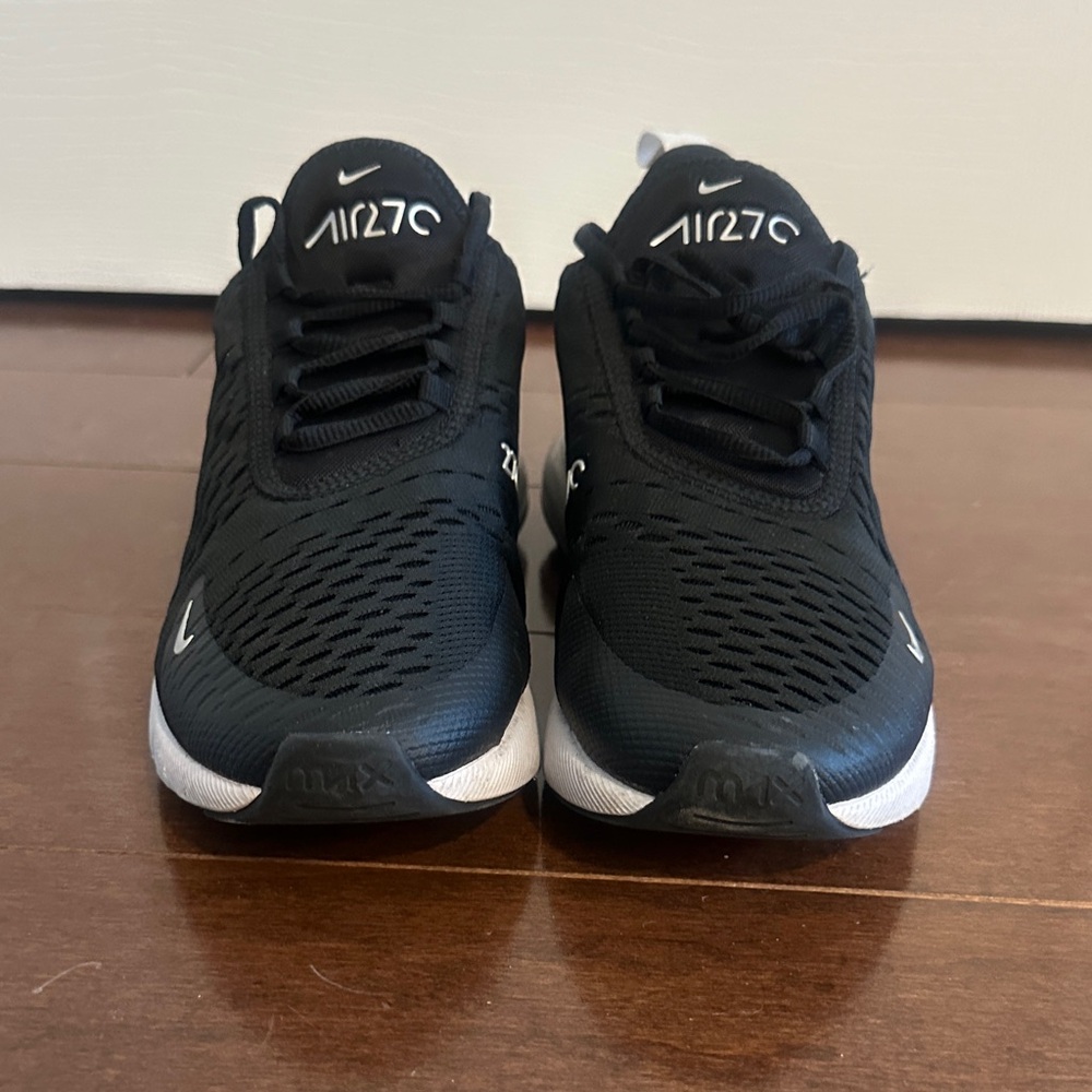 Nike Black White Iridescent Air Max 270 Sneakers - Picture 5 of 9
